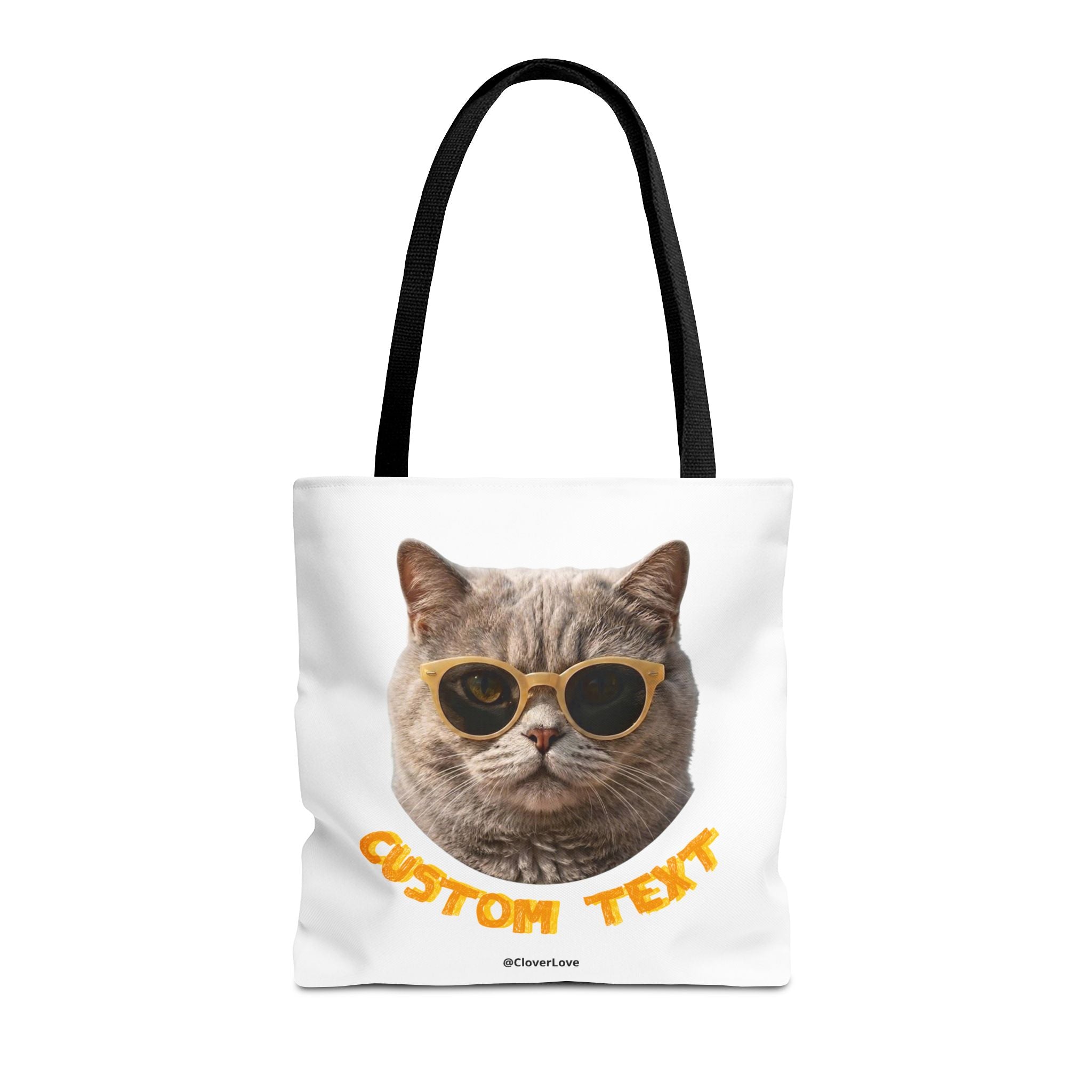 Summer Cat Tote Bag | Funny Cat Lover Beach Canvas Bag