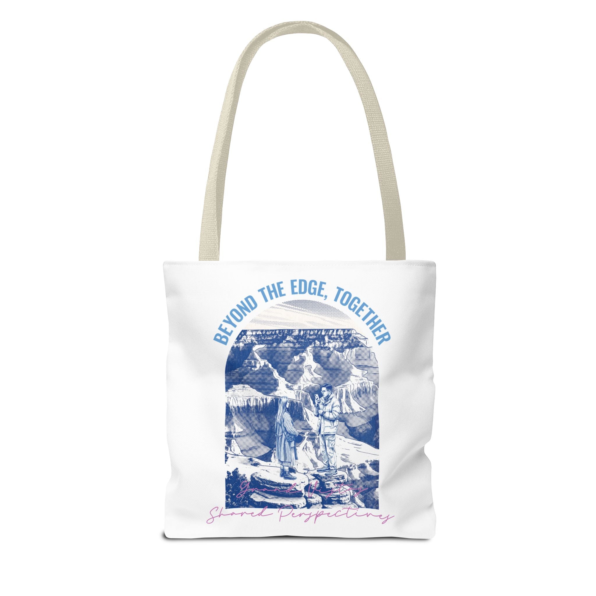 Beyond The Edge Travel Tote Bag | Grand Canyon Adventure Canvas Tote Bag for Travel Lovers
