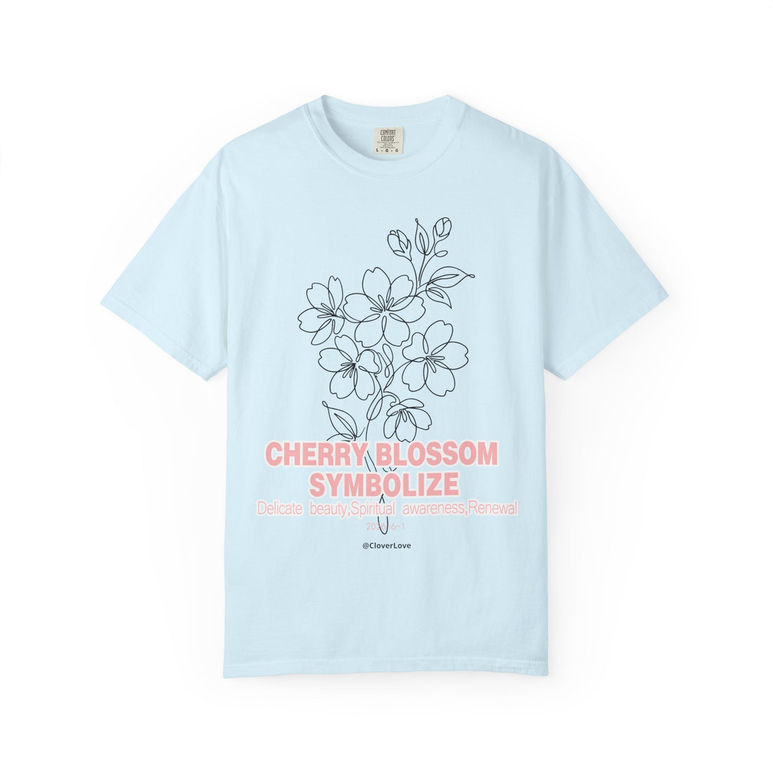Cherry Blossom Flower T-Shirt - Sakura Botanical Graphic Shirt