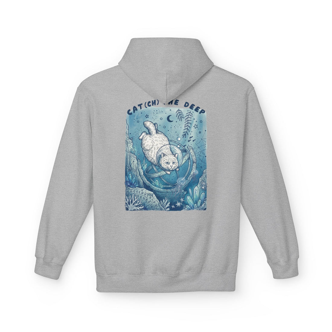 Cat Deep Sea Adventure Hoodie | Vintage Ocean Explorer Graphic Sweatshirt