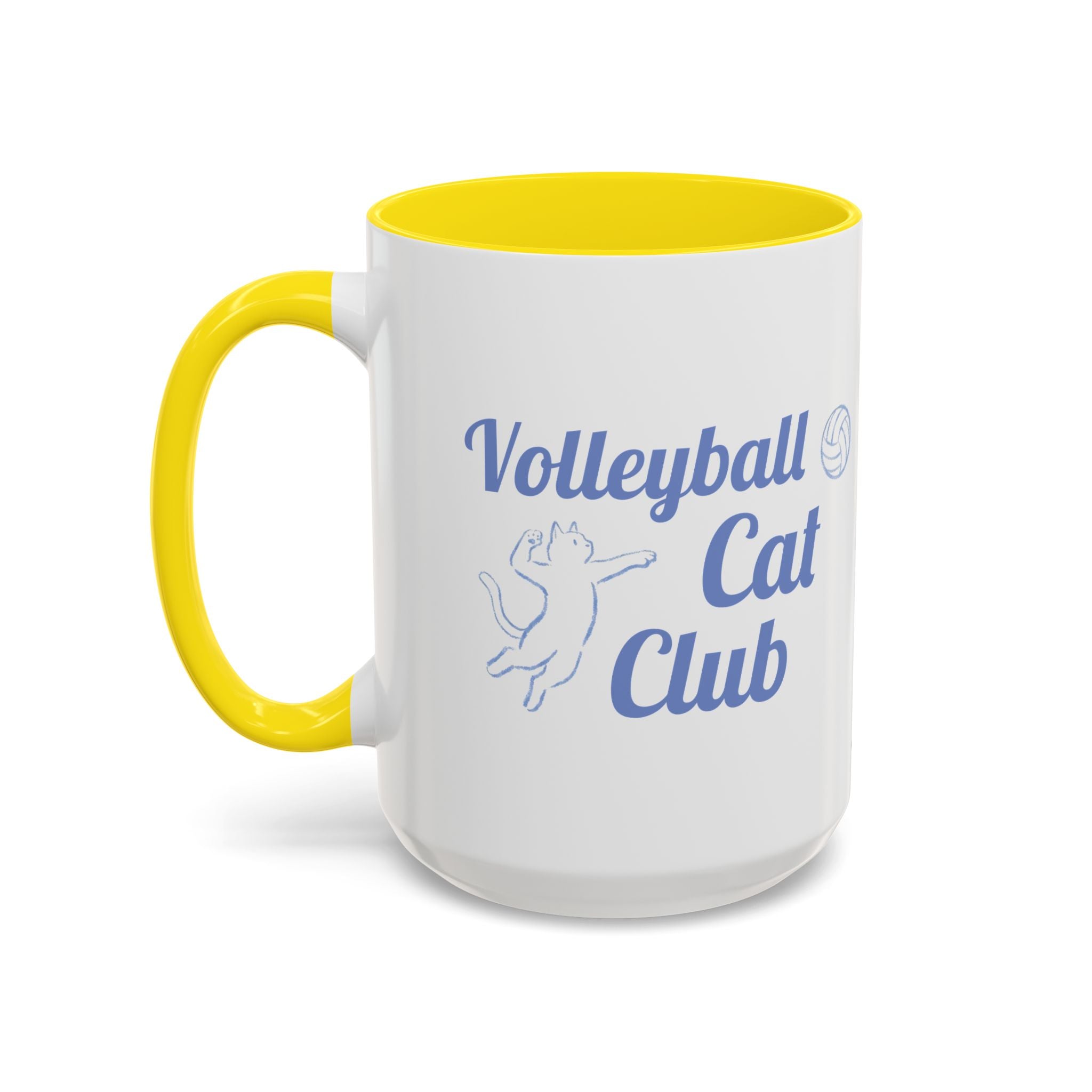 Volleyball Club Mug | Cat Design