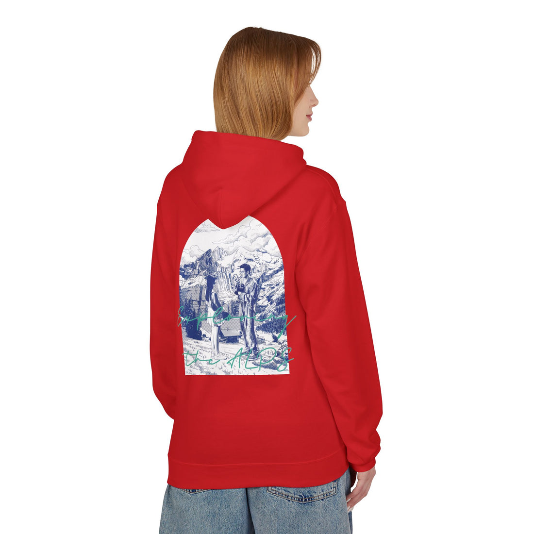 Mountain Travel Hoodie | Adventure Landscape Graphic Pullover