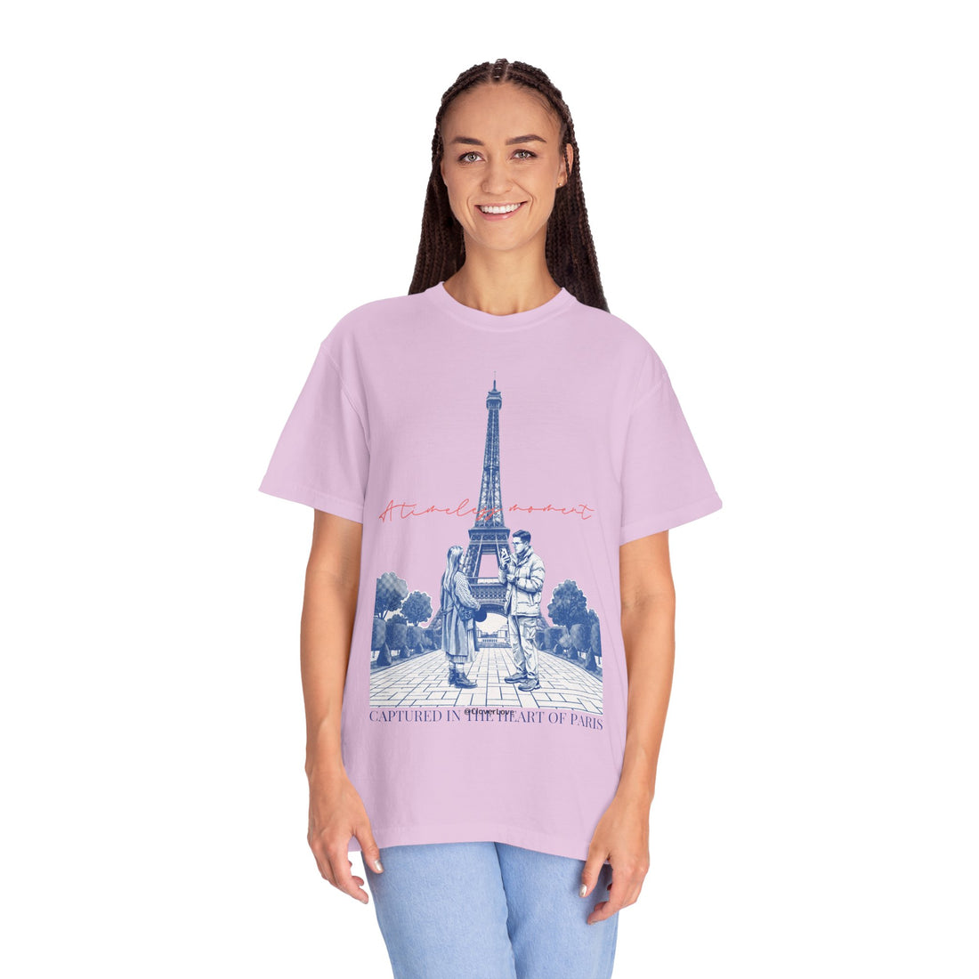 Custom Paris Landmark T-Shirt - Vintage Paris Memory Tee, Travel Lover Gift
