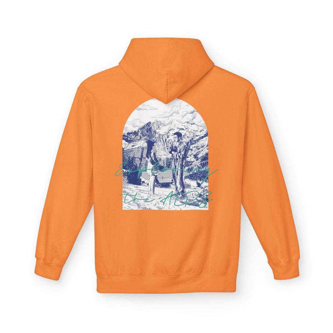 Mountain Travel Hoodie | Adventure Landscape Graphic Pullover