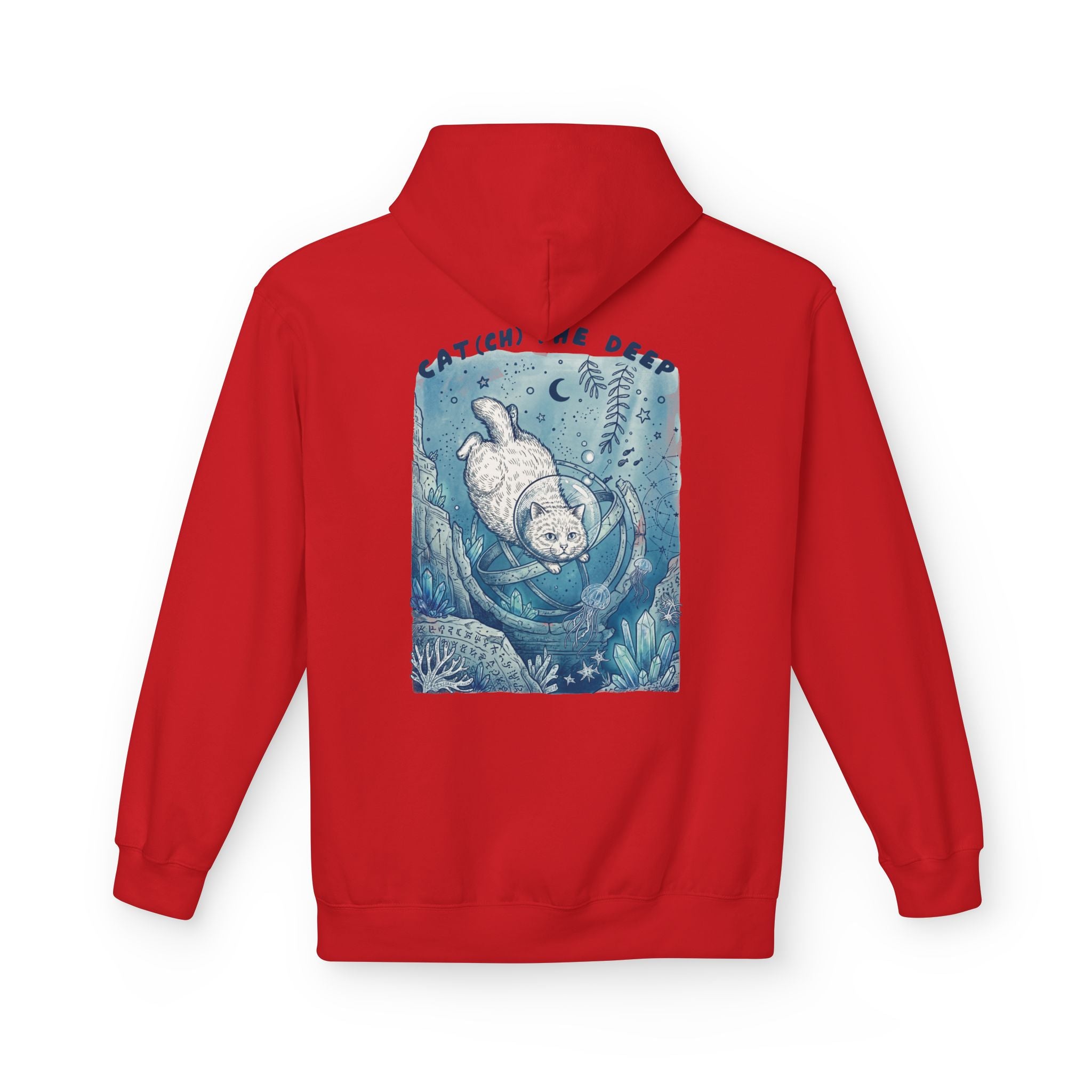 Cat Deep Sea Adventure Hoodie | Vintage Ocean Explorer Graphic Sweatshirt
