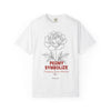 Peony Flower T-Shirt - Elegant Botanical Graphic Shirt for Flower Lovers