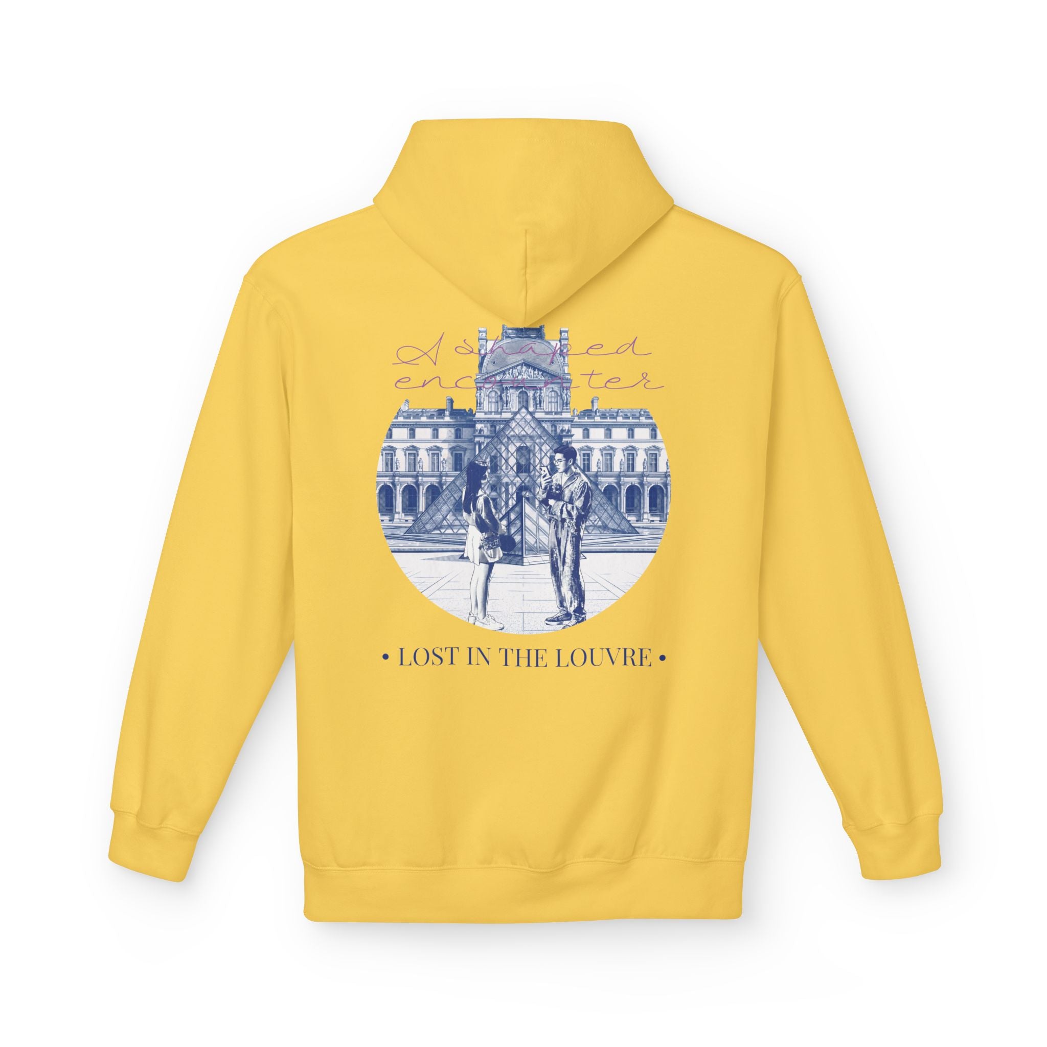 Lost In The Louvre Hoodie | Paris Travel Landmark Sweatshirt