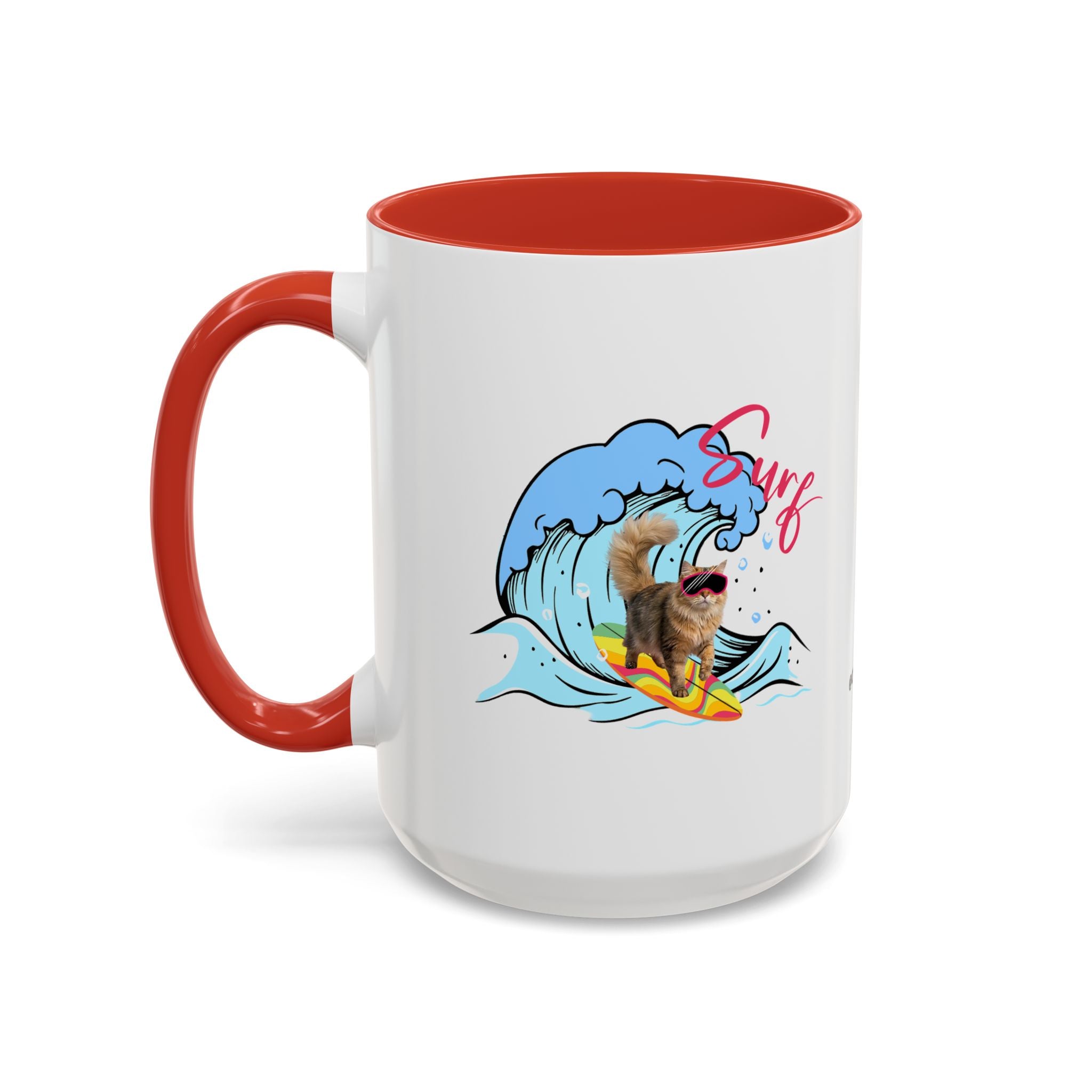 Summer Diving Dog Mug | Personalized Dog Photo Coffee Cup With Custom Text