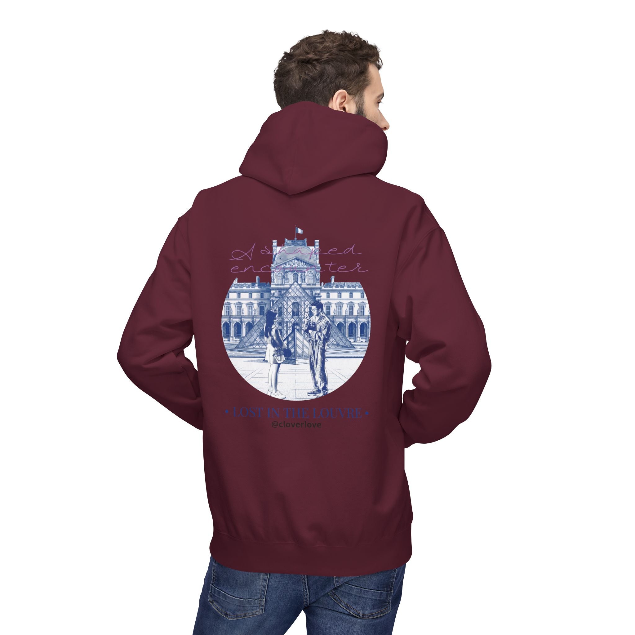 Lost In The Louvre Hoodie | Paris Reise-Wahrzeichen Sweatshirt