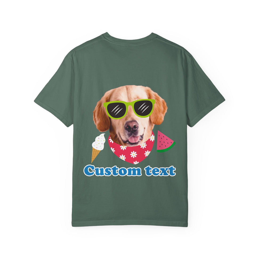 Custom Dog Summer T-Shirt - Funny Beach Dog Tee, Dog Lover Gift