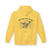 Katzen-Wal-Abenteuer-Kapuzenpulli | Vintage-Ozean-Grafik-Sweatshirt