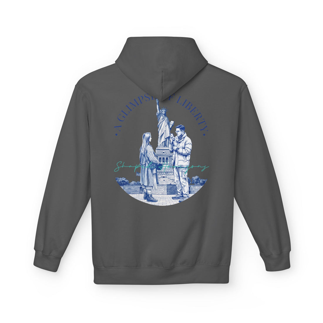 Statue of Liberty Adventure Hoodie | Vintage New York Travel Sweatshirt