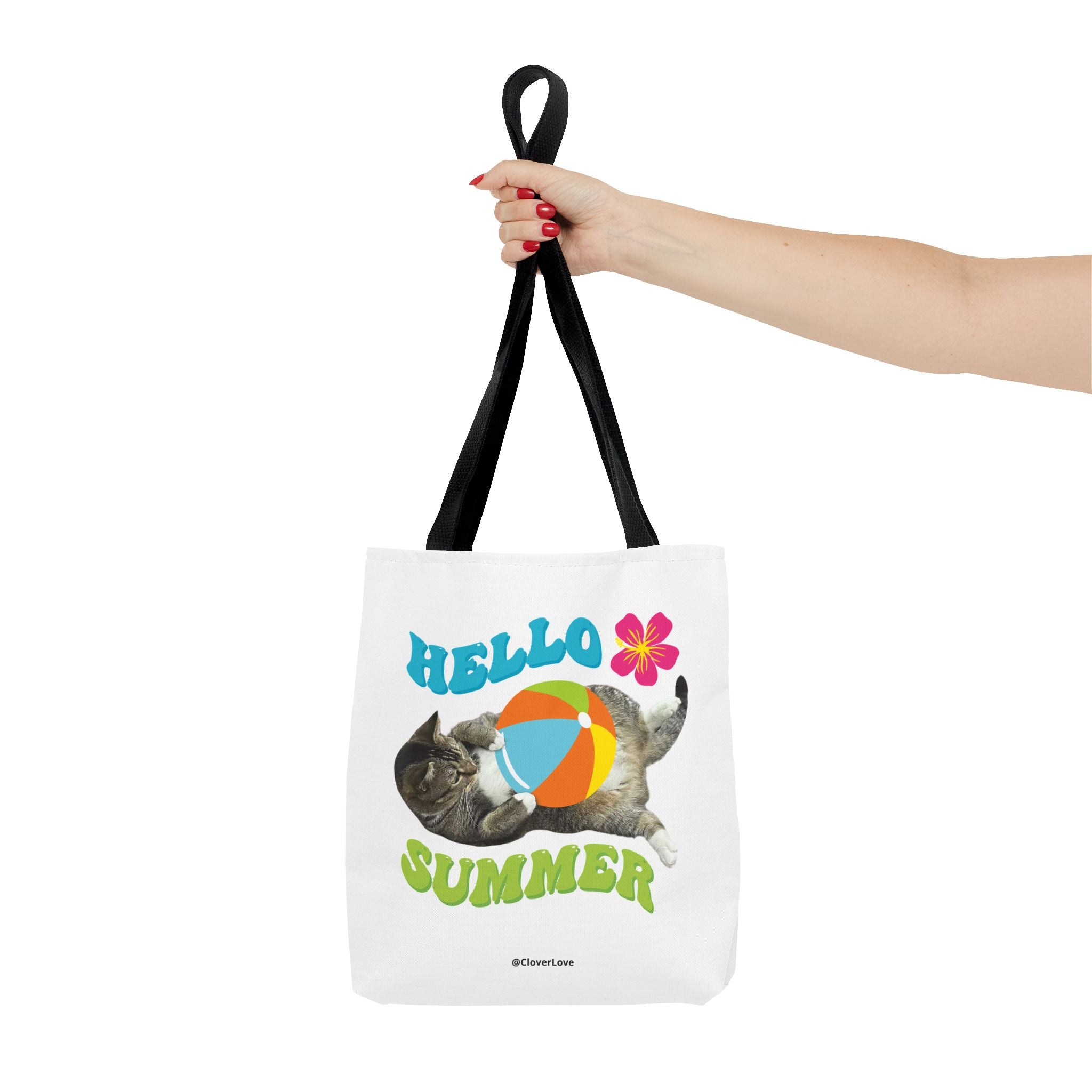 Custom Cat Tote Bag | Personalized Pet Photo Canvas Bag