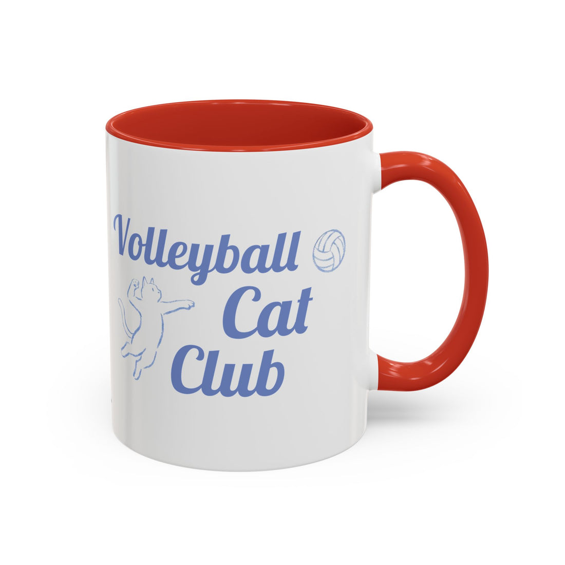 Volleyball Club Mug | Cat Design
