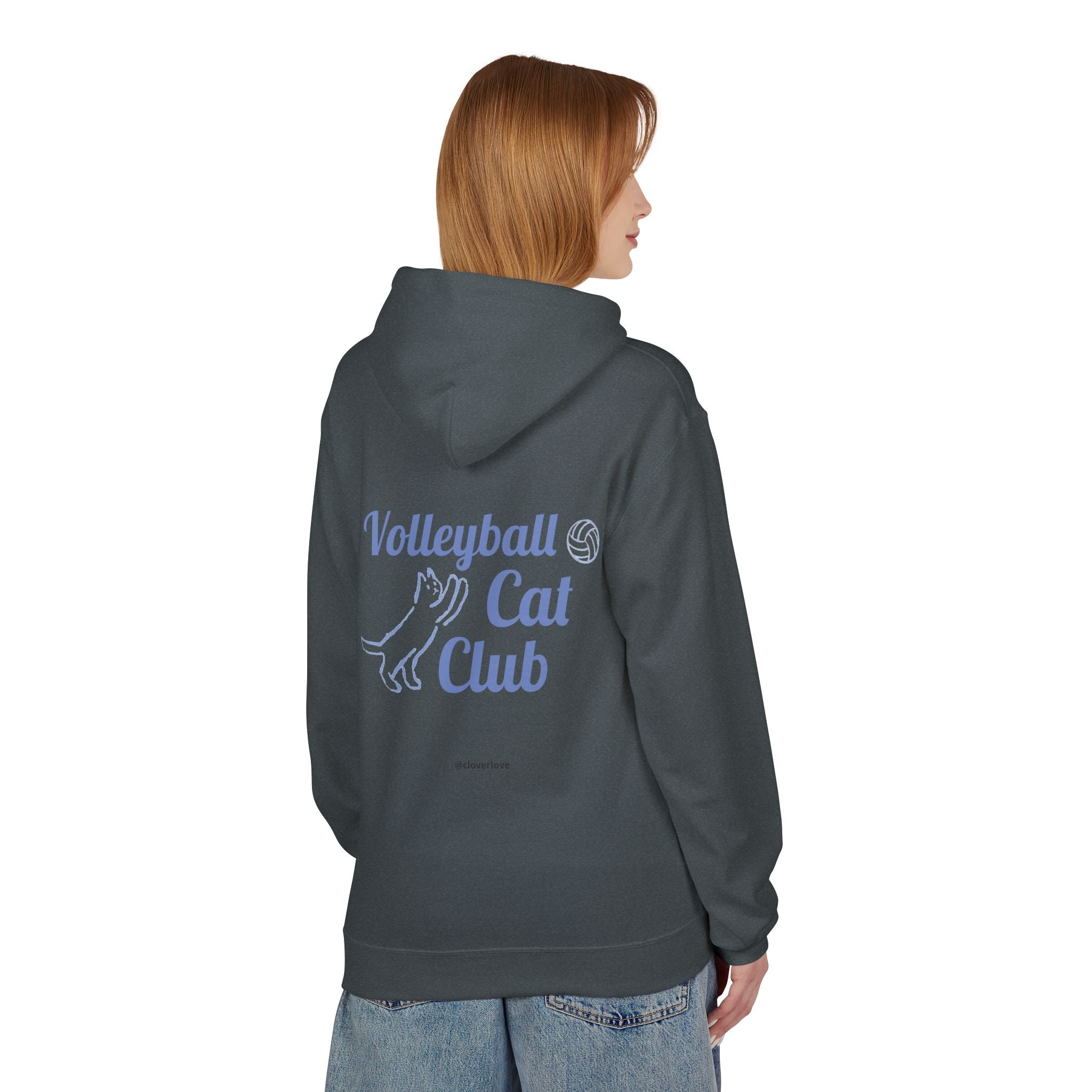 VC6, Catch the Echo Hoodie — Ocean Cat Adventure Graphic Hoodie