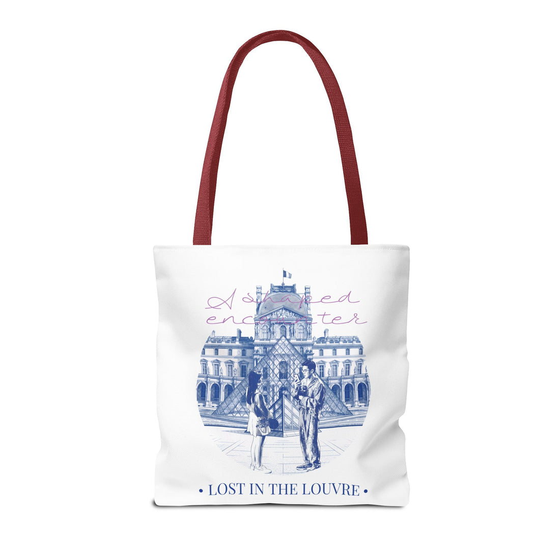 Louvre Paris Tote Bag | Vintage Museum Travel Canvas Bag