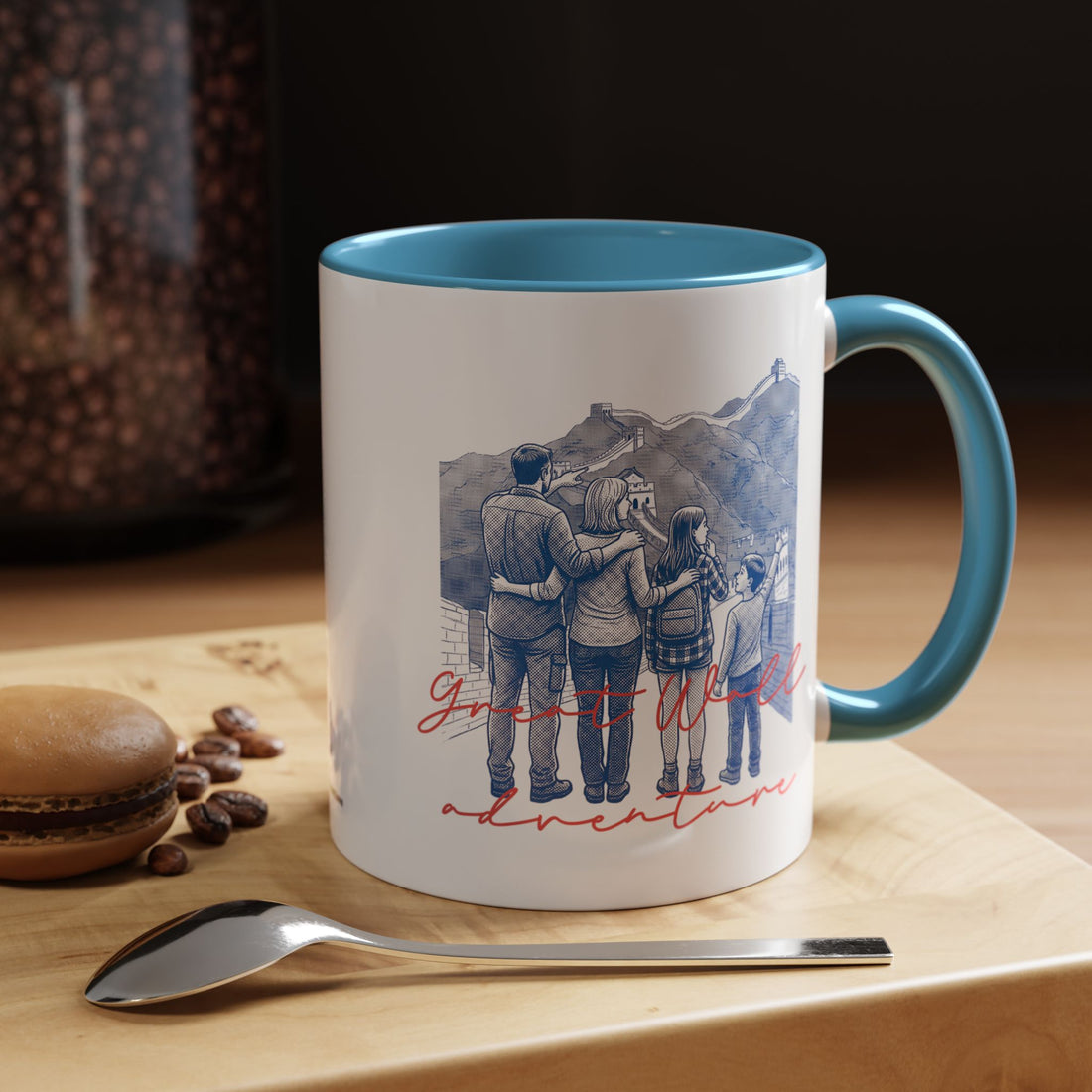 Great Wall Travel Mug - China Landmark Coffee Cup for Explorers