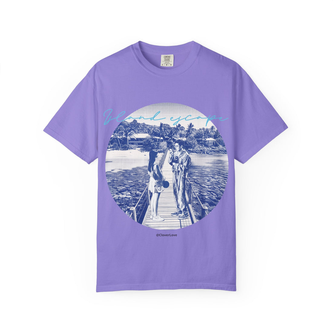 Custom Tropical Travel T-Shirt - Vintage Beach Adventure Tee, Travel Lover Gift
