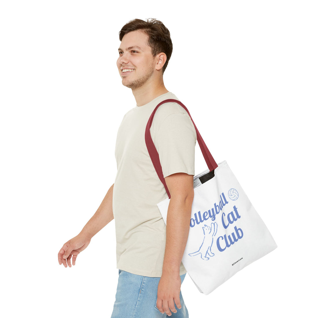 VC6, Otter Dive Tote Bag — "Catch the Deep" Illustrated Beach Tote