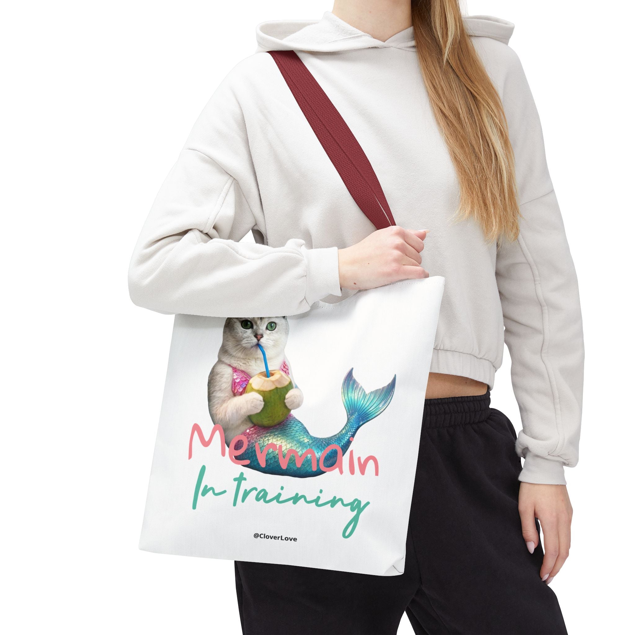 Custom Cat Tote Bag | Personalized Cat Photo Summer Canvas Bag