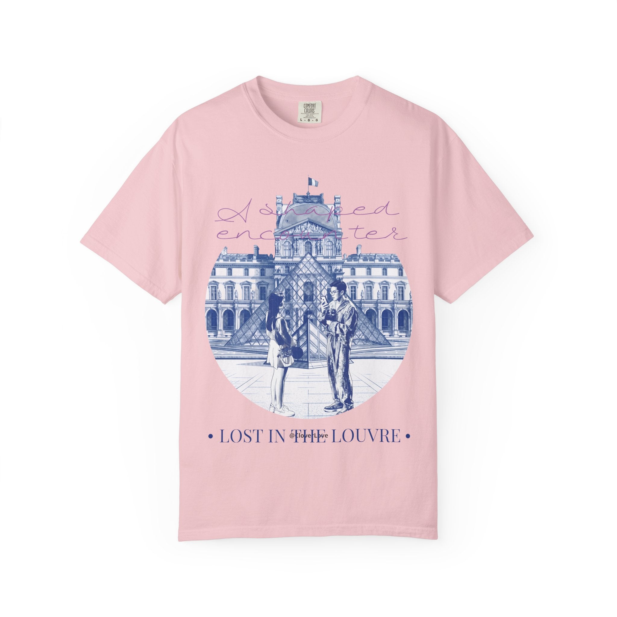 Custom Paris Louvre Travel T-Shirt - Vintage France Vacation Gift