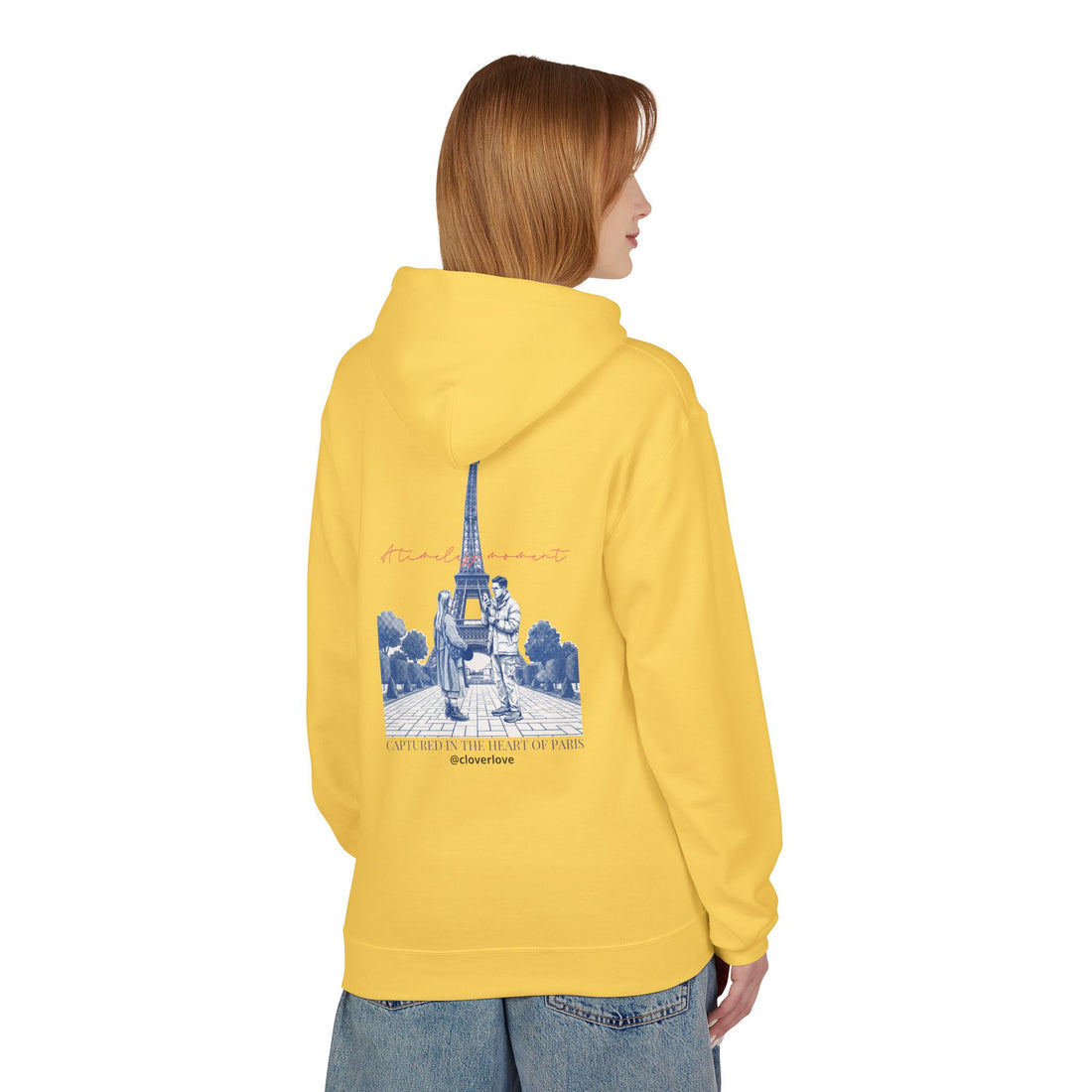 Paris Eiffelturm Hoodie | Romantisches Reise-Grafik-Sweatshirt