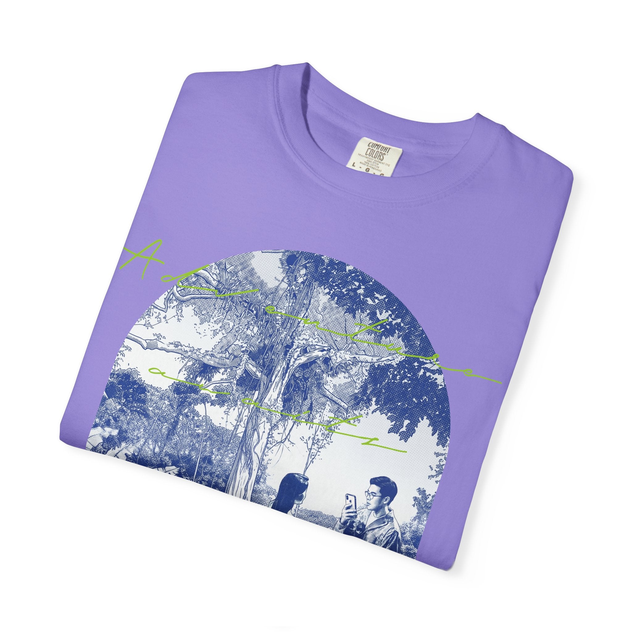 Custom Jungle Adventure Travel T-Shirt - Couple Vacation Gift