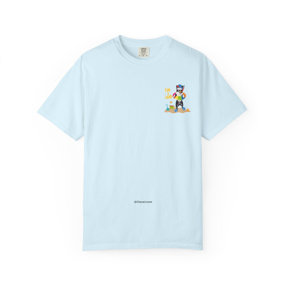 Custom Dog Summer T-Shirt - Funny Beach Diving Dog Tee, Dog Lover Gift