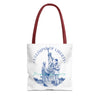 A Glimpse Of Liberty Travel Tote Bag | Statue of Liberty New York Canvas Tote Bag