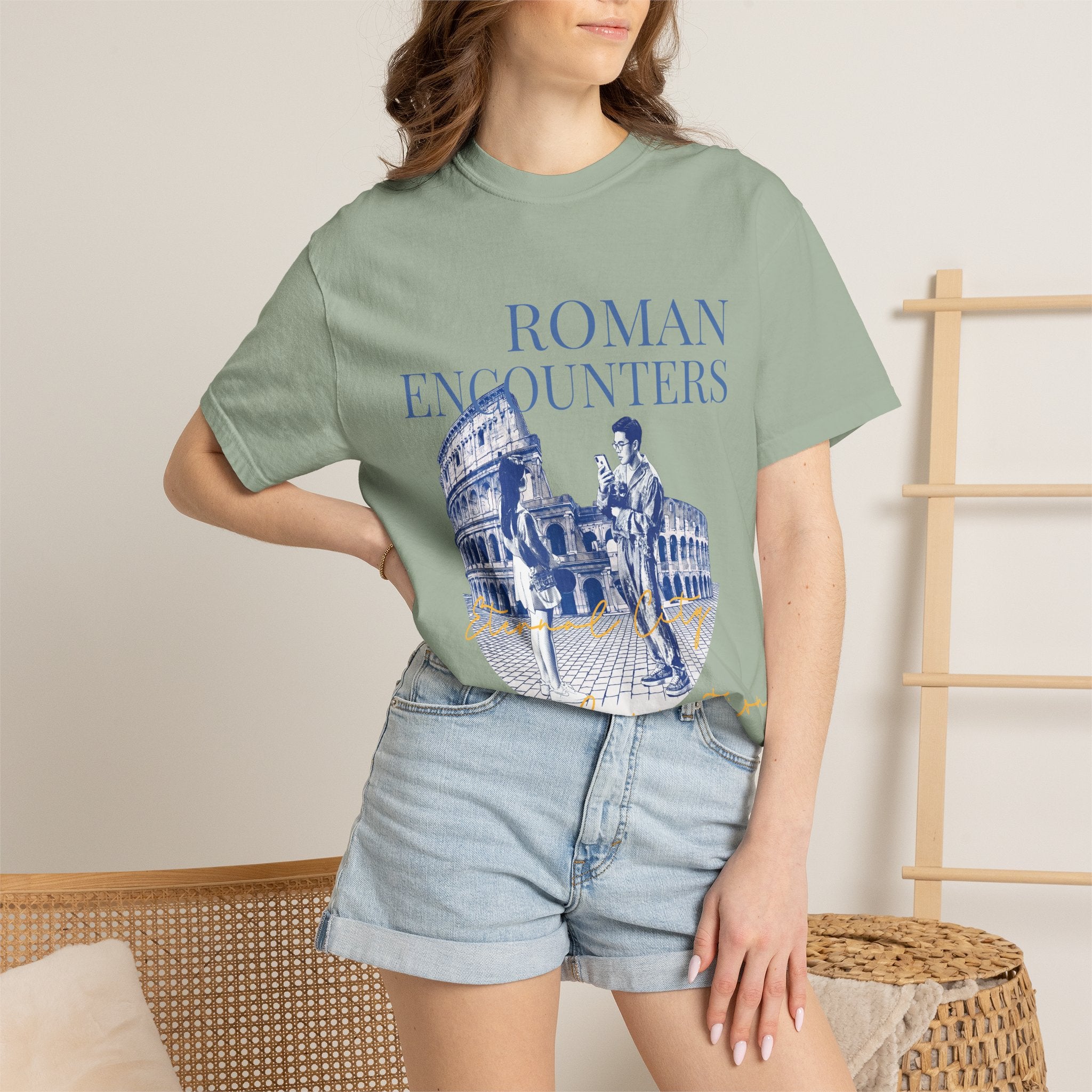 Custom Rome Colosseum Travel T-Shirt - Vintage Vacation Gift
