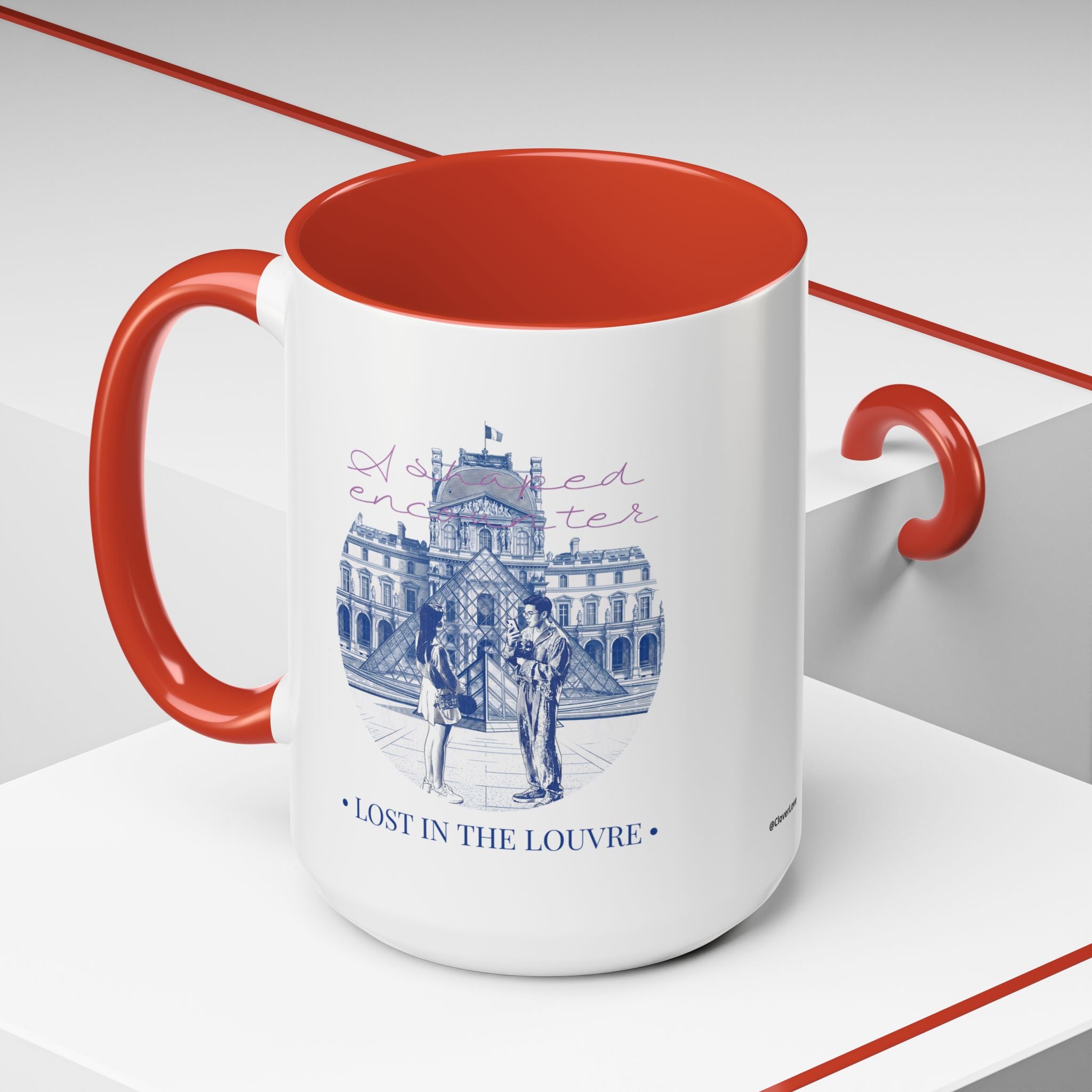 Louvre Paris Travel Mug - Art Museum Coffee Cup for Travelers