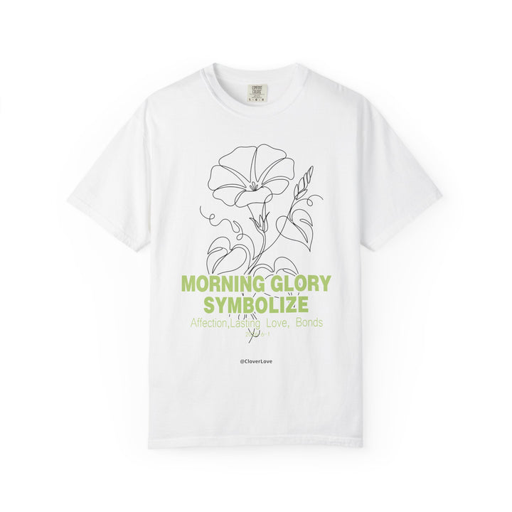 Morning Glory Flower T-Shirt - Botanical Graphic Shirt for Flower Lovers