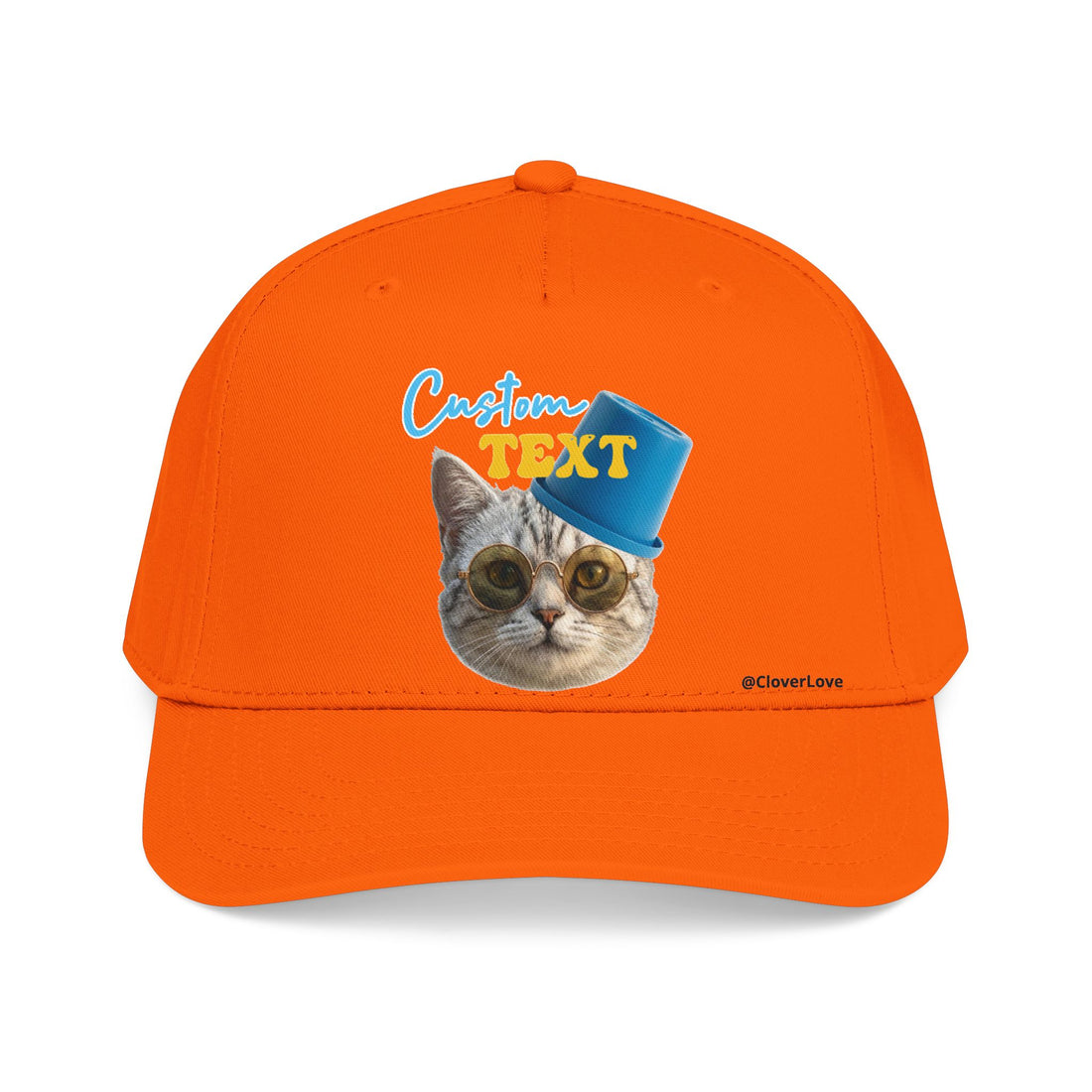 Funny Cat Photo Hat | Custom Pet Lover Baseball Cap