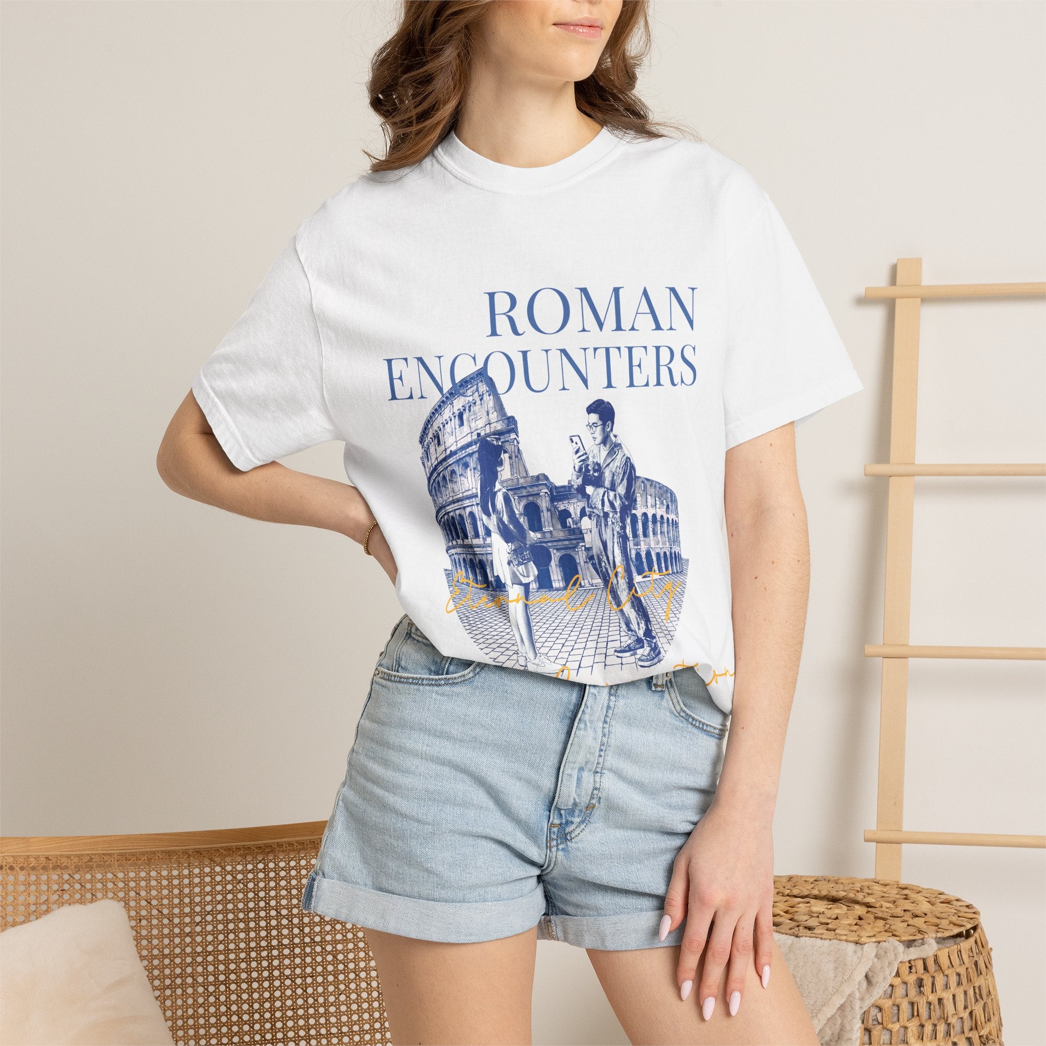 Custom Rome Colosseum Travel T-Shirt - Vintage Vacation Gift