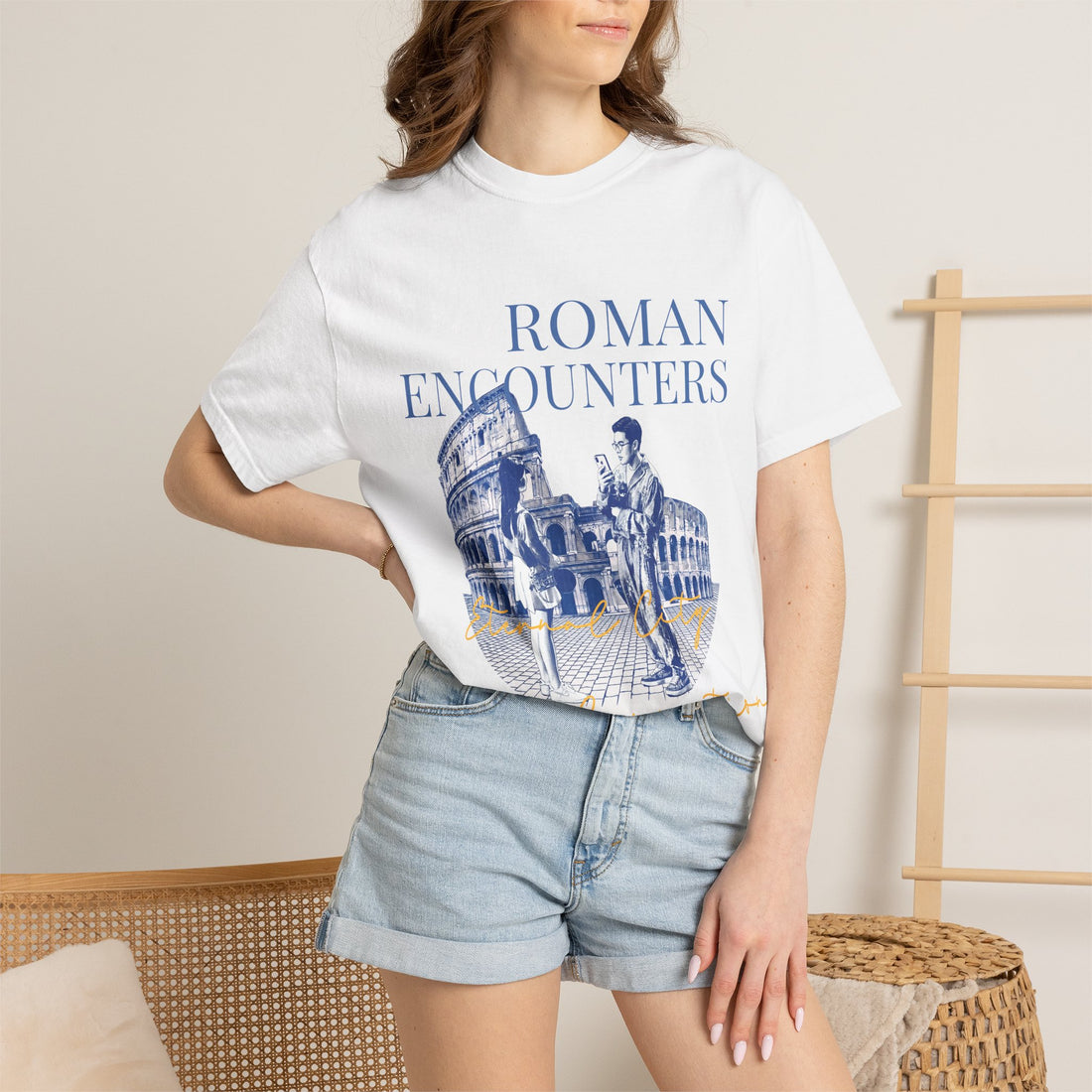 Custom Rome Colosseum Travel T-Shirt - Vintage Vacation Gift