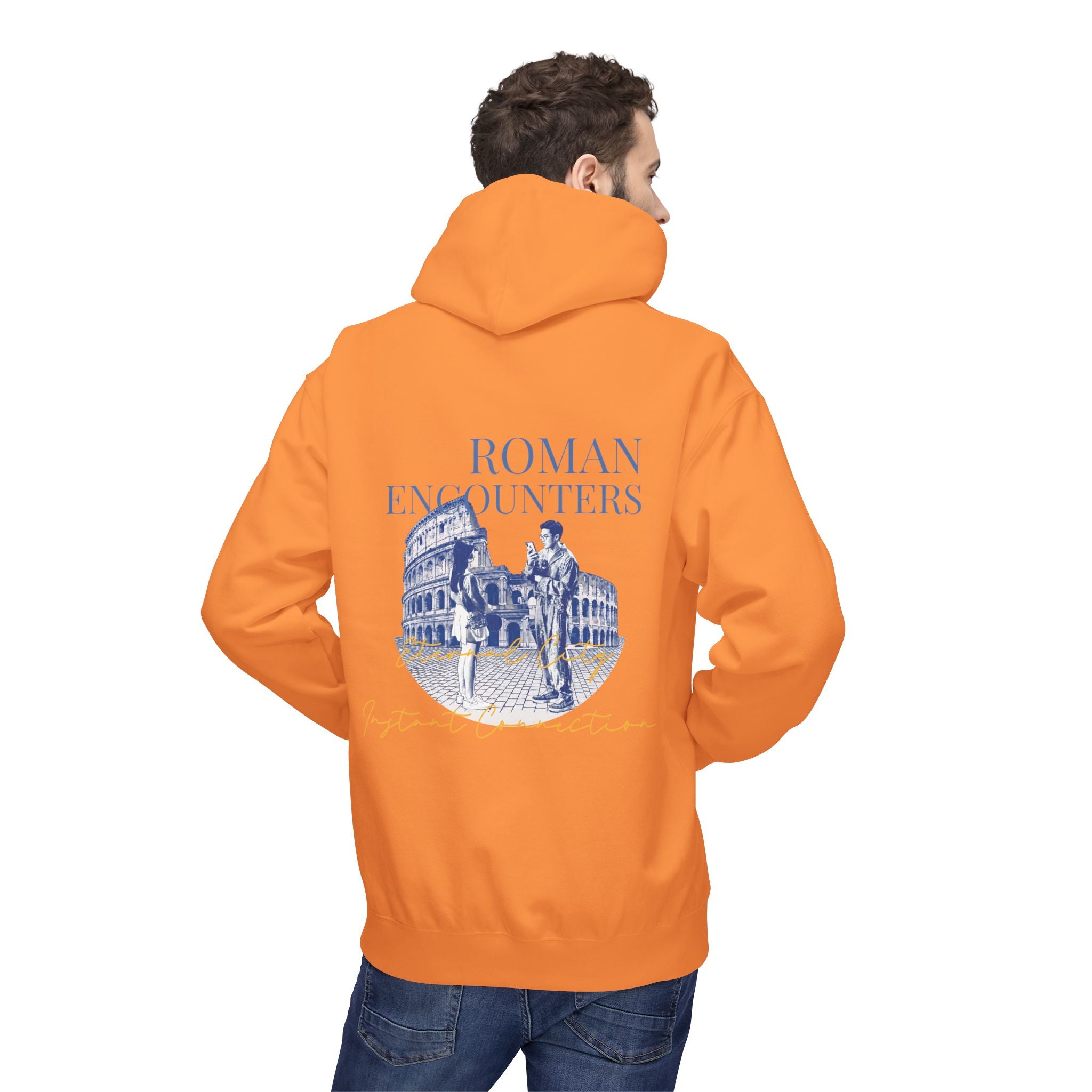 Roman Encounters Hoodie | Colosseum Travel Landmark Sweatshirt