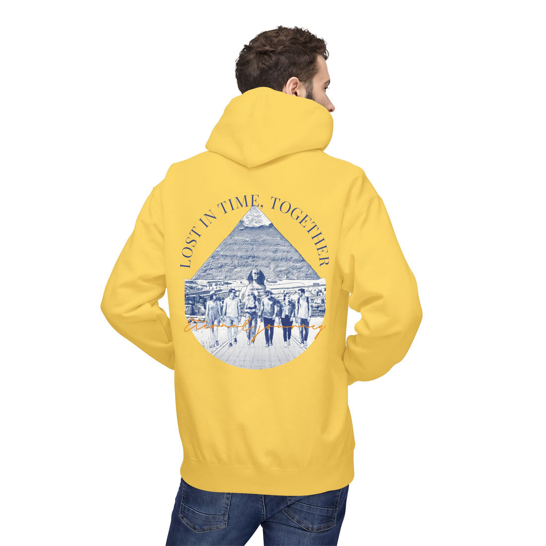 Egypt Landmark Hoodie | Vintage Pyramid Travel Sweatshirt