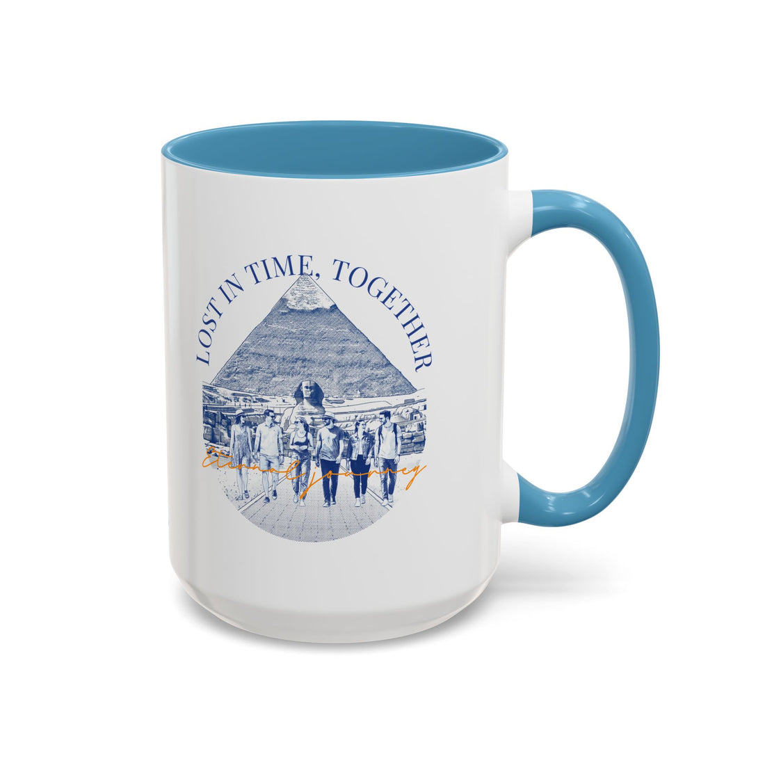 Egypt Travel Memory Mug - Pyramid Adventure Coffee Cup for Travelers