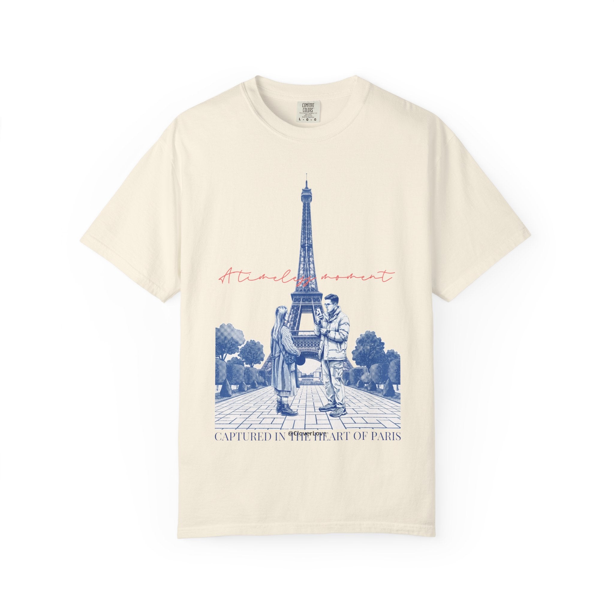 Custom Paris Landmark T-Shirt - Vintage Paris Memory Tee, Travel Lover Gift