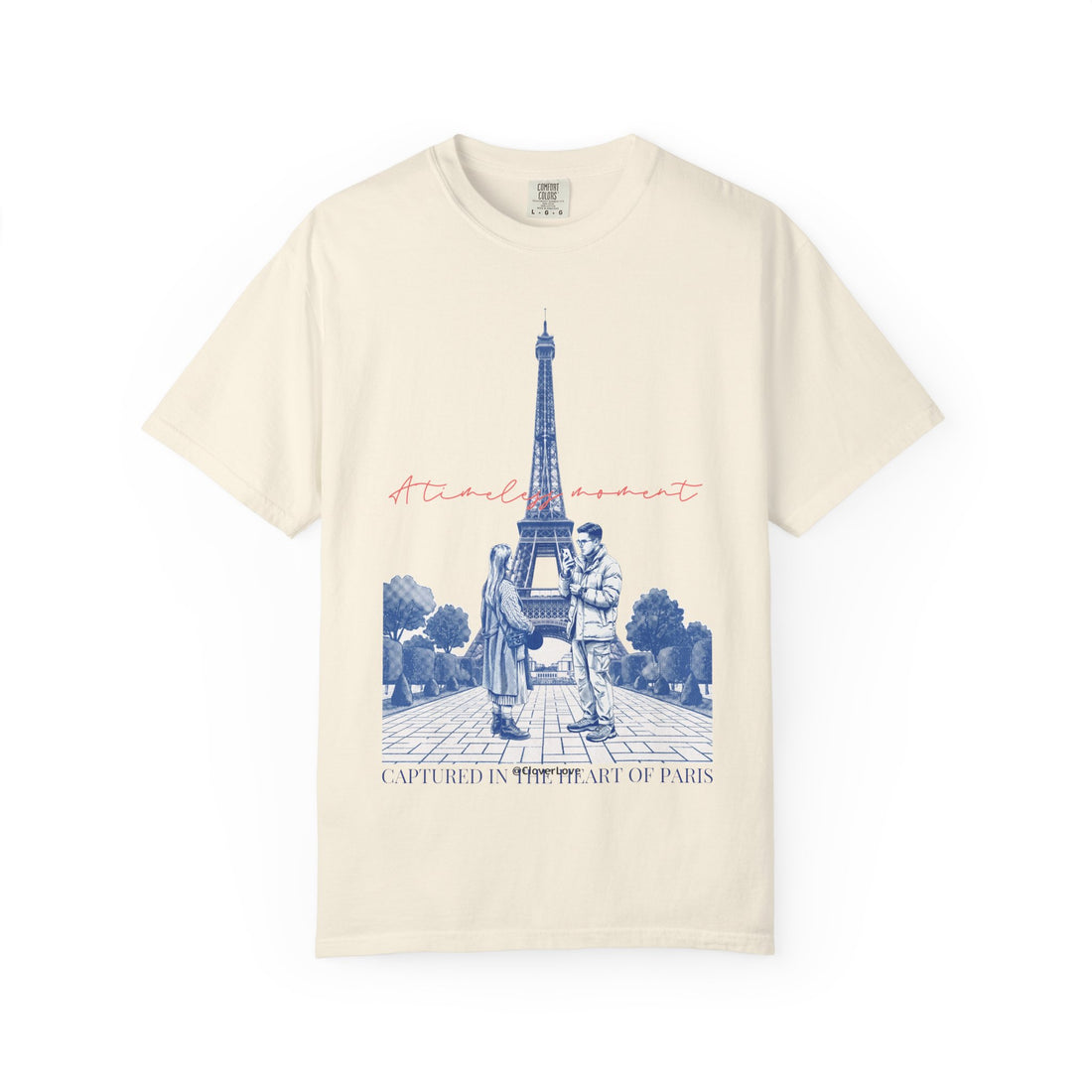 Custom Paris Landmark T-Shirt - Vintage Paris Memory Tee, Travel Lover Gift