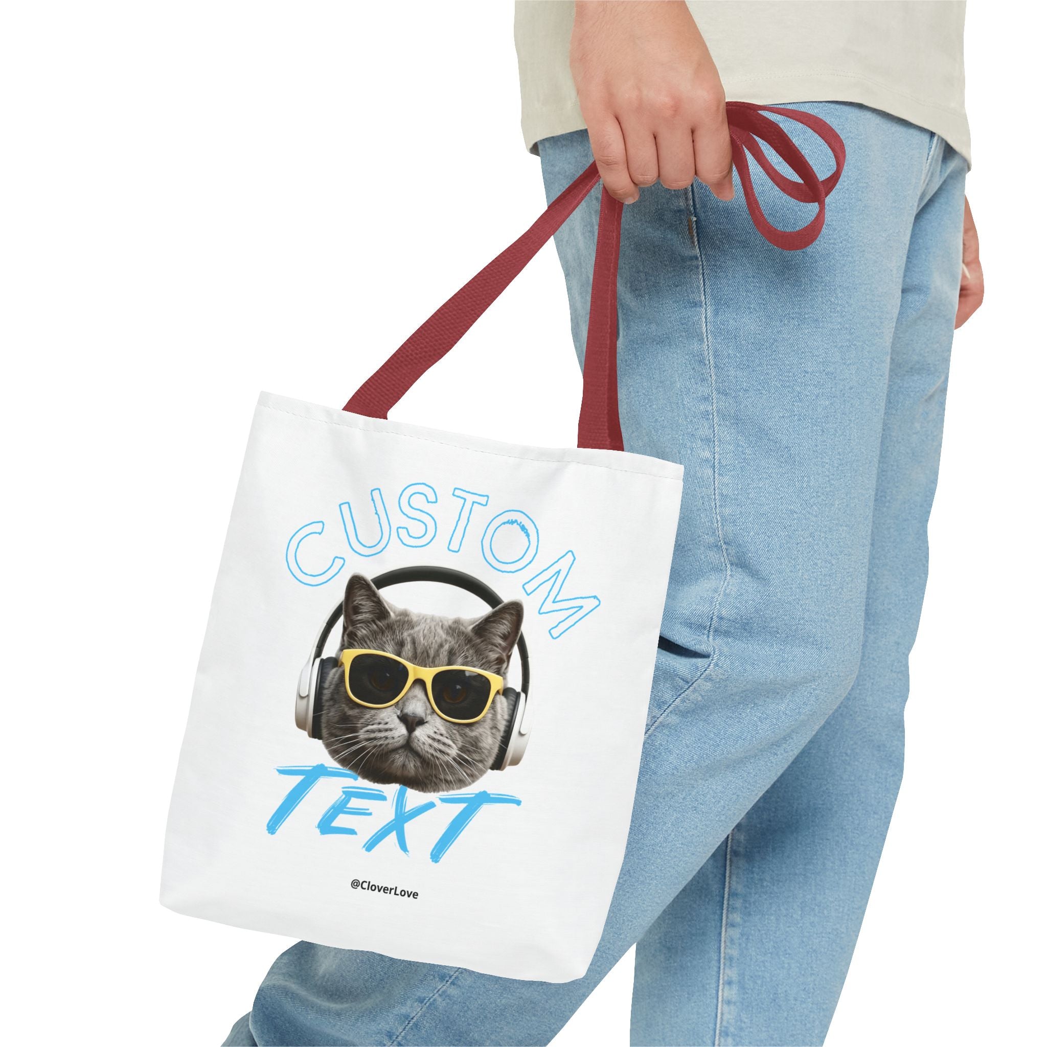 Summer Chill Cat Tote Bag | Funny Cat Lover Beach Bag