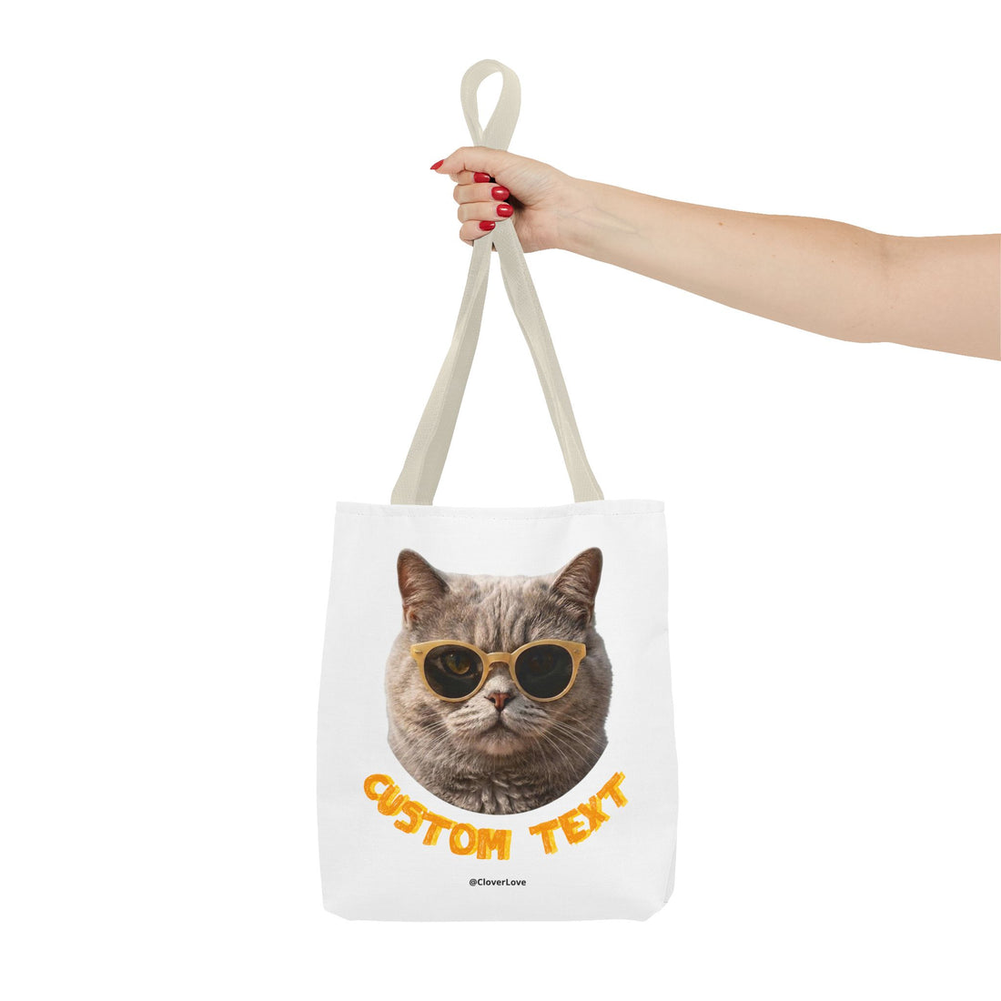 Summer Cat Tote Bag | Funny Cat Lover Beach Canvas Bag
