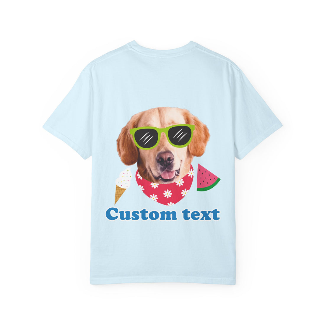 Custom Dog Summer T-Shirt - Funny Beach Dog Tee, Dog Lover Gift