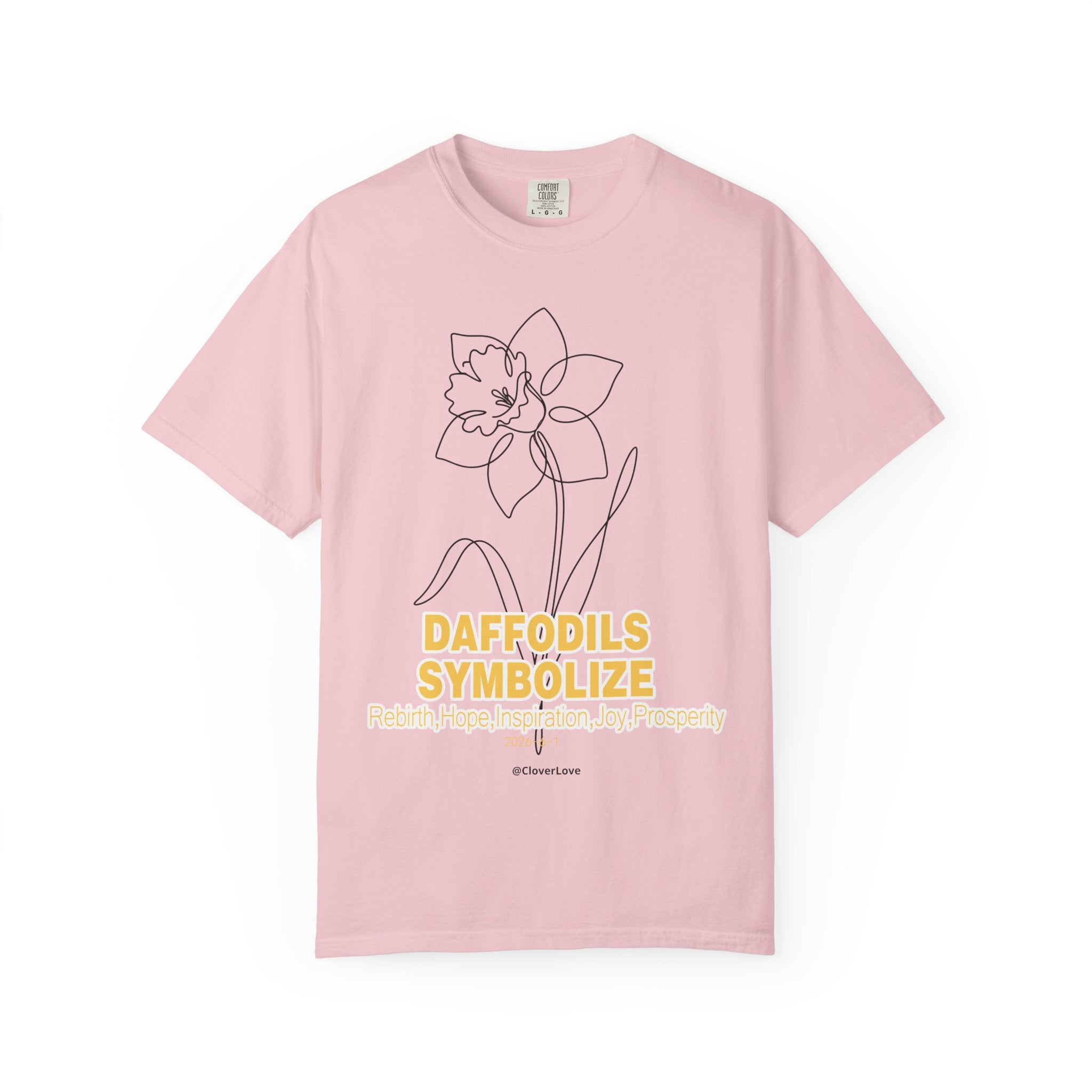 Daffodil Flower T-Shirt - Botanical Graphic Shirt for Flower Lovers
