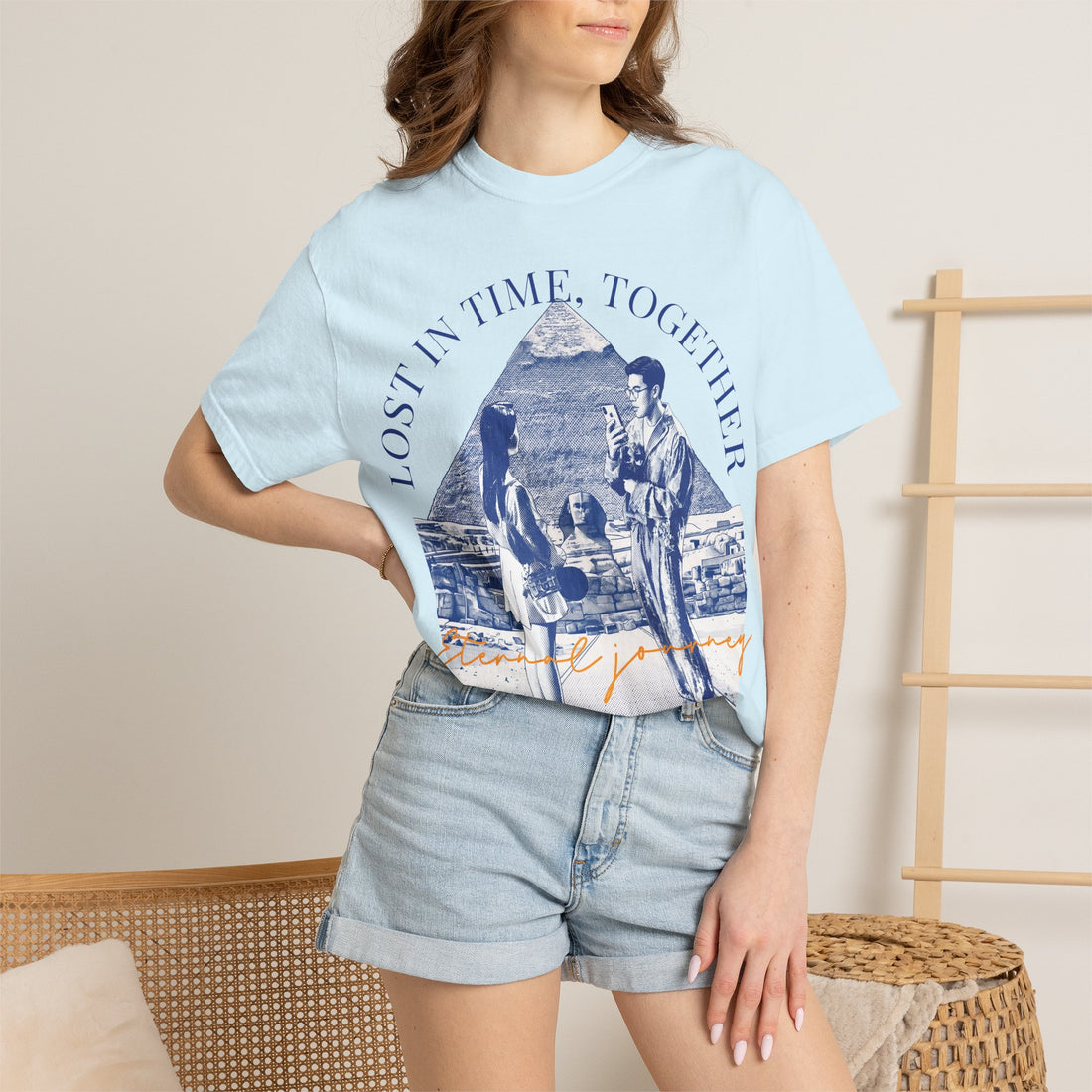 Custom Travel Memory T-Shirt - Vintage Landmark Adventure Tee, Unique Vacation Gift