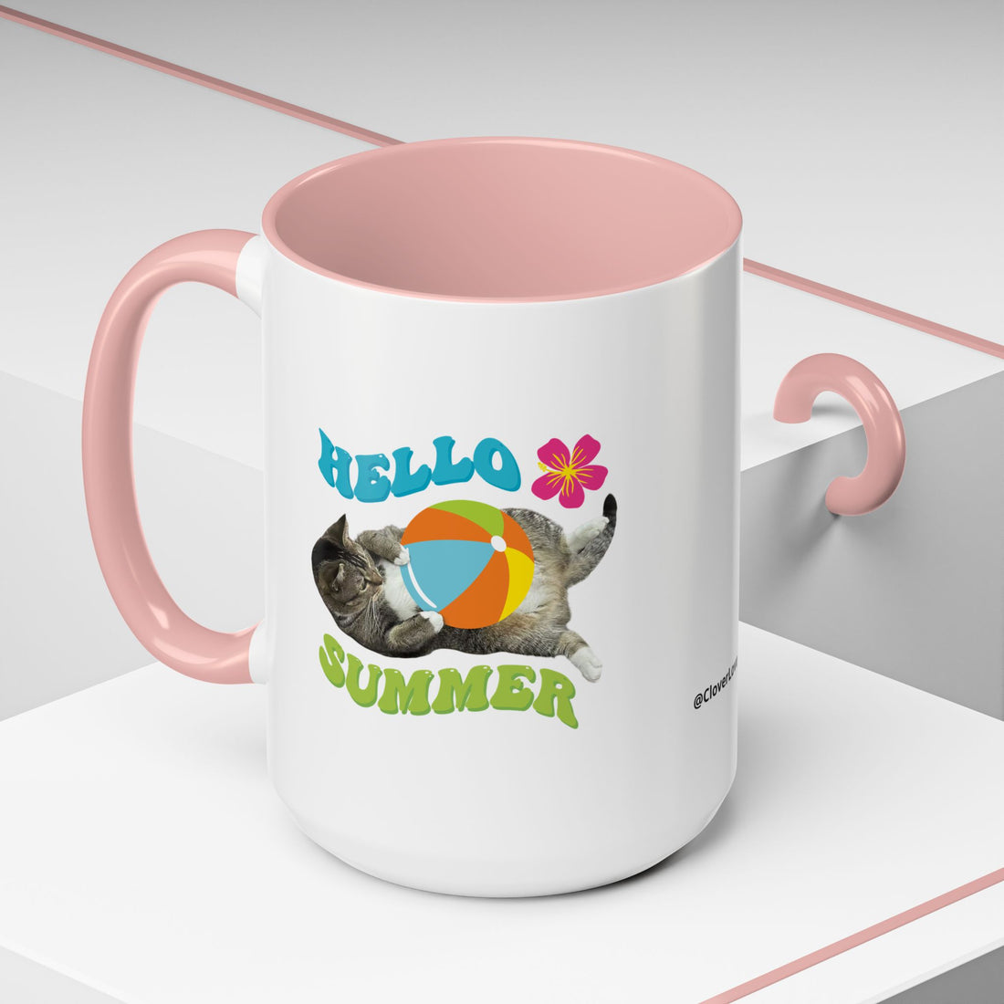 Retro Custom Cat Mug | Personalized Pet Photo Coffee Cup With Custom Text