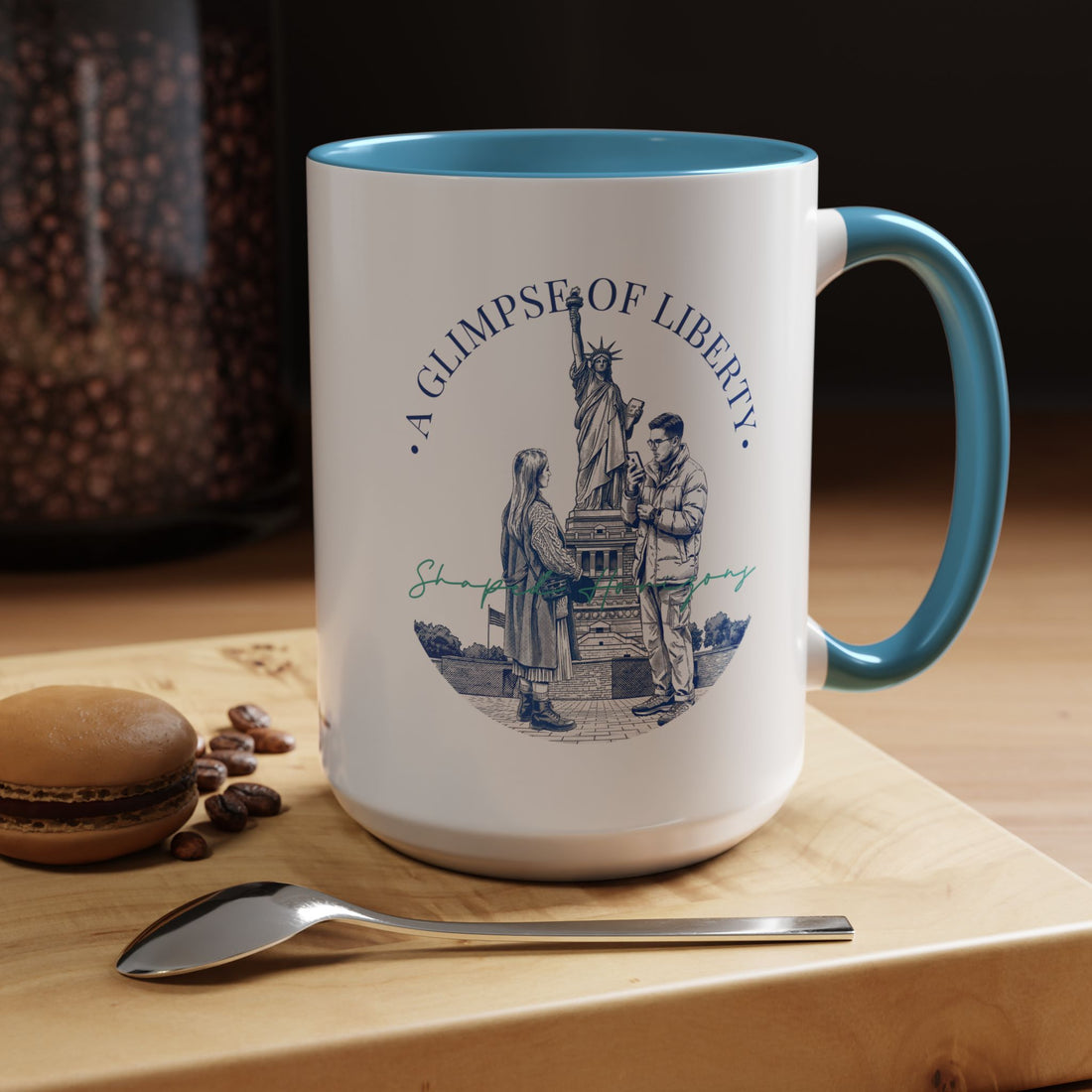 Statue of Liberty Travel Mug - New York Landmark Coffee Cup