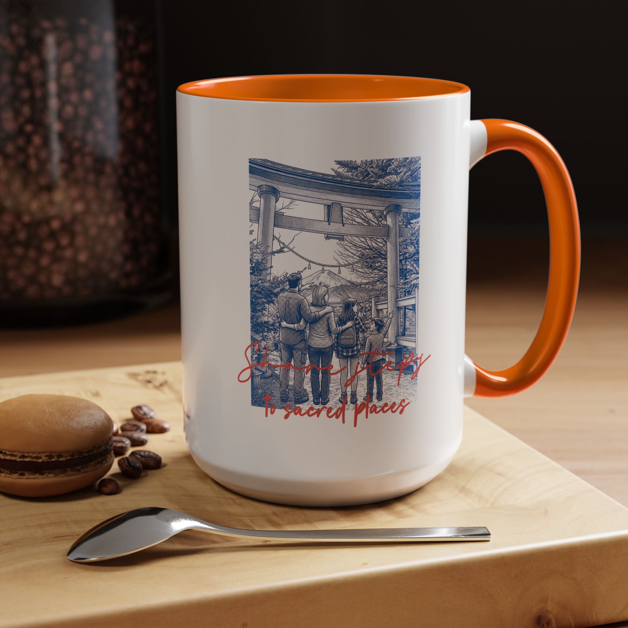 Japan Travel Memory Mug - Mount Fuji Coffee Cup for Travelers