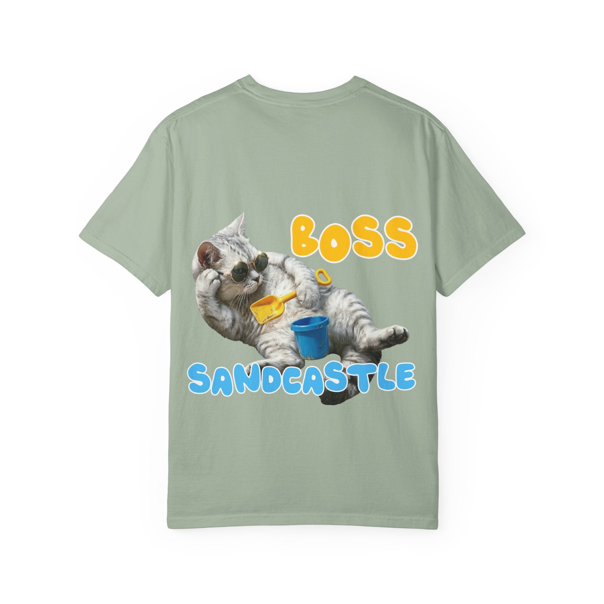 Custom Cat Summer T-Shirt - Funny Beach Cat Tee, Cat Lover Gift