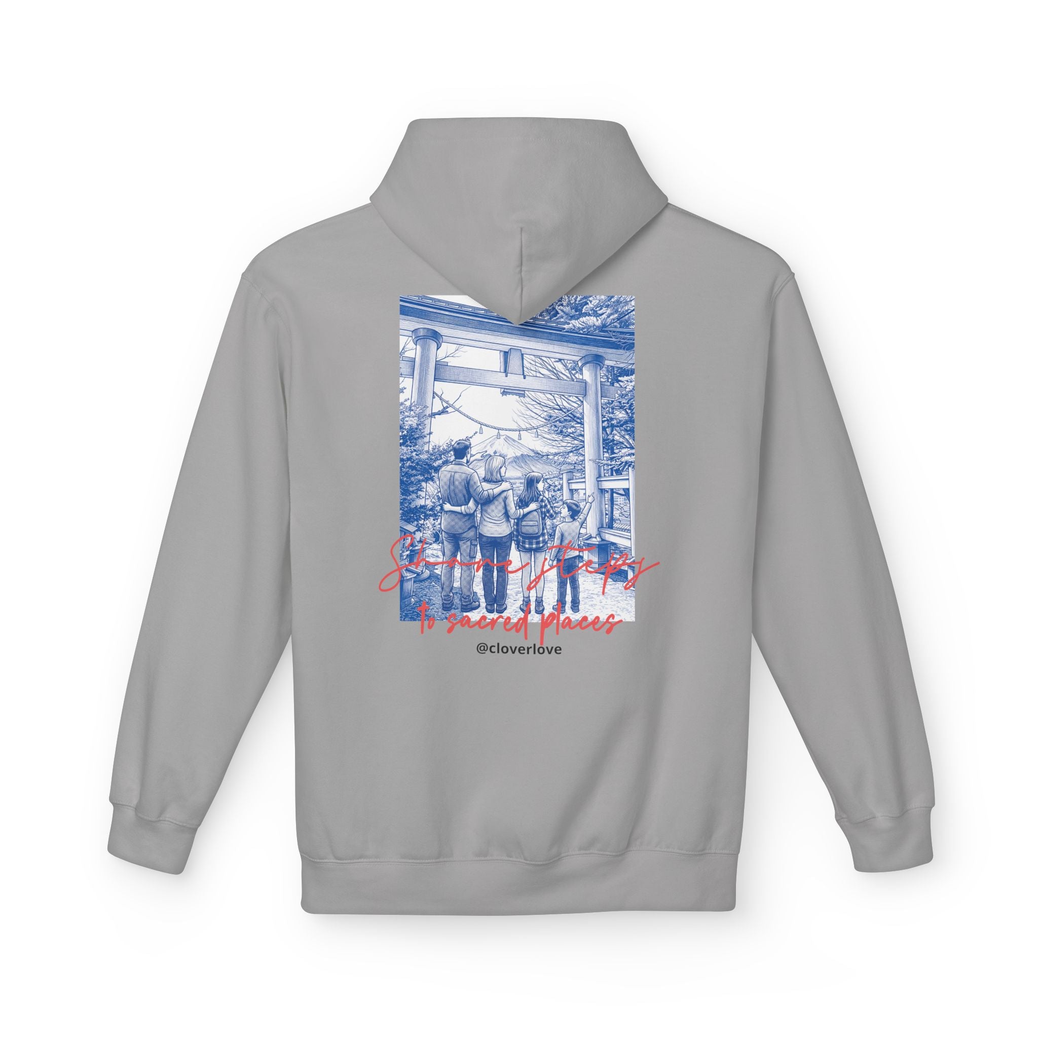 Sacred Places Hoodie | Vintage Reise-Wahrzeichen Sweatshirt